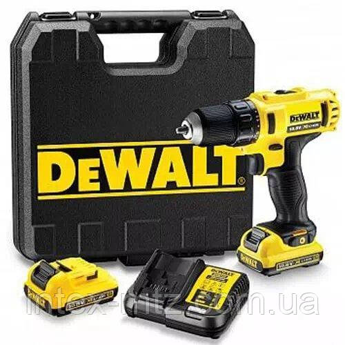 Акумуляторний дриль-шуруповерт DeWALT DCD716D2 10,8 акумулятори + чемодан