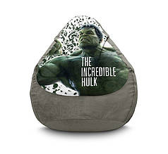 Крісло мішок "Hulk. Incredible" Флок