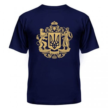 Майка футболка с украинской символикой Трезубец - фото 1 - id-p195759219