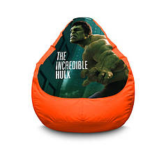 Крісло мішок "Hulk" Оксфорд помаранчевий
