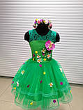 Сукні Весни Зелене пишне плаття видовжене Весна, фото 3