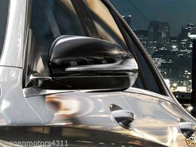 Mercedes GLC X253 2015-2019 Кришки чорні глянсові накладки на дзеркала Нові Оригінал