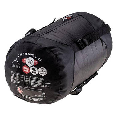 Спальний мішок Elbrus Carrylight 1000 220x80 см Чорний, фото 5
