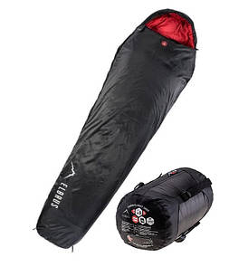 Спальний мішок Elbrus Carrylight 1000 220x80 см Чорний