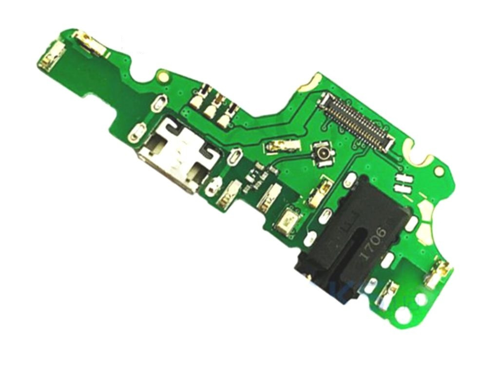 Шлейф (Flat cable) Huawei Mate 10 (ALP-L09 | ALP-L29) з роз'ємом зарядки, з мікрофоном, плата зарядки