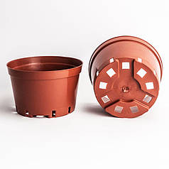 Горщик-миска для хризантем, 2 л KLODA (Польща) теракот