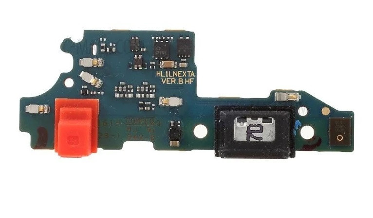 Шлейф (Flat cable) Huawei Mate 8 (NXT-L09 | NXT-L29A) з роз'ємом зарядки, з мікрофоном