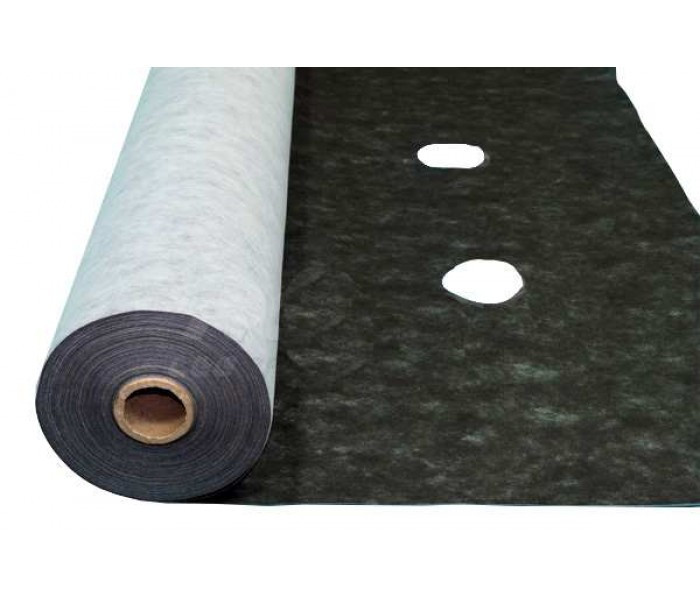 Агроволокно Agreen чорно-біле з перфорацією (1,07 х 100 м), агроволокно від бур'янів