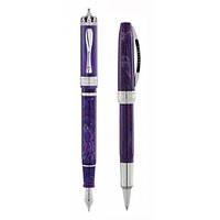 Ручка перьевая + роллер Visconti 65461PDA55F 60th AN.RY JUBILEE SET ROYAL PURPLE F