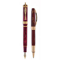 Ручка перьевая + роллер Visconti 65460PDA55DTF 60th AN.RY JUBILEE SET IMPERIAL RUBY F