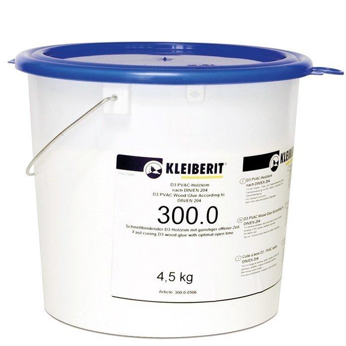 Клейберит 300.0 (4.5 кг) водостійкий столярний клей для дерева ПВА D3 D3 Kleiberit
