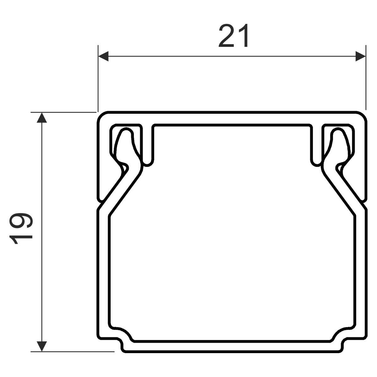 Прямокутний короб (бук) LHD 20X20_I1
