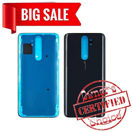 Заднее стекло корпуса для Xiaomi Redmi Note 8 Pro серое, фото 2