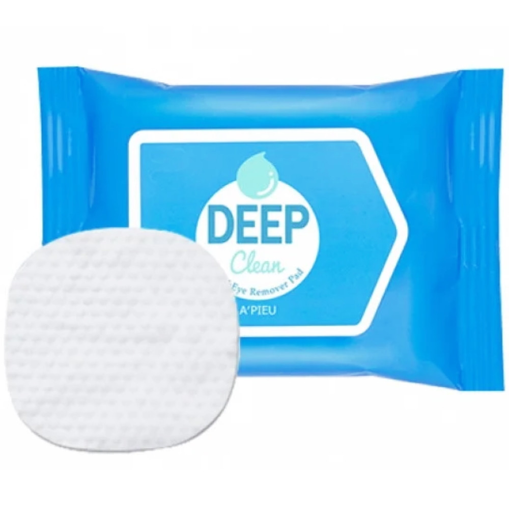 Диски для зняття макіяжу A'pieu Deep Clean Lip & Eye Remover Pad 30 шт (8809530077061)