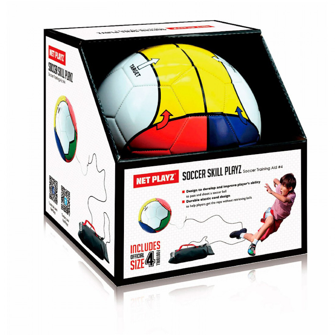 Футбольний тренажер Net Playz SOCCER SKILL PLAYZ (ODS-1917-R1S) - фото 3 - id-p1361278181