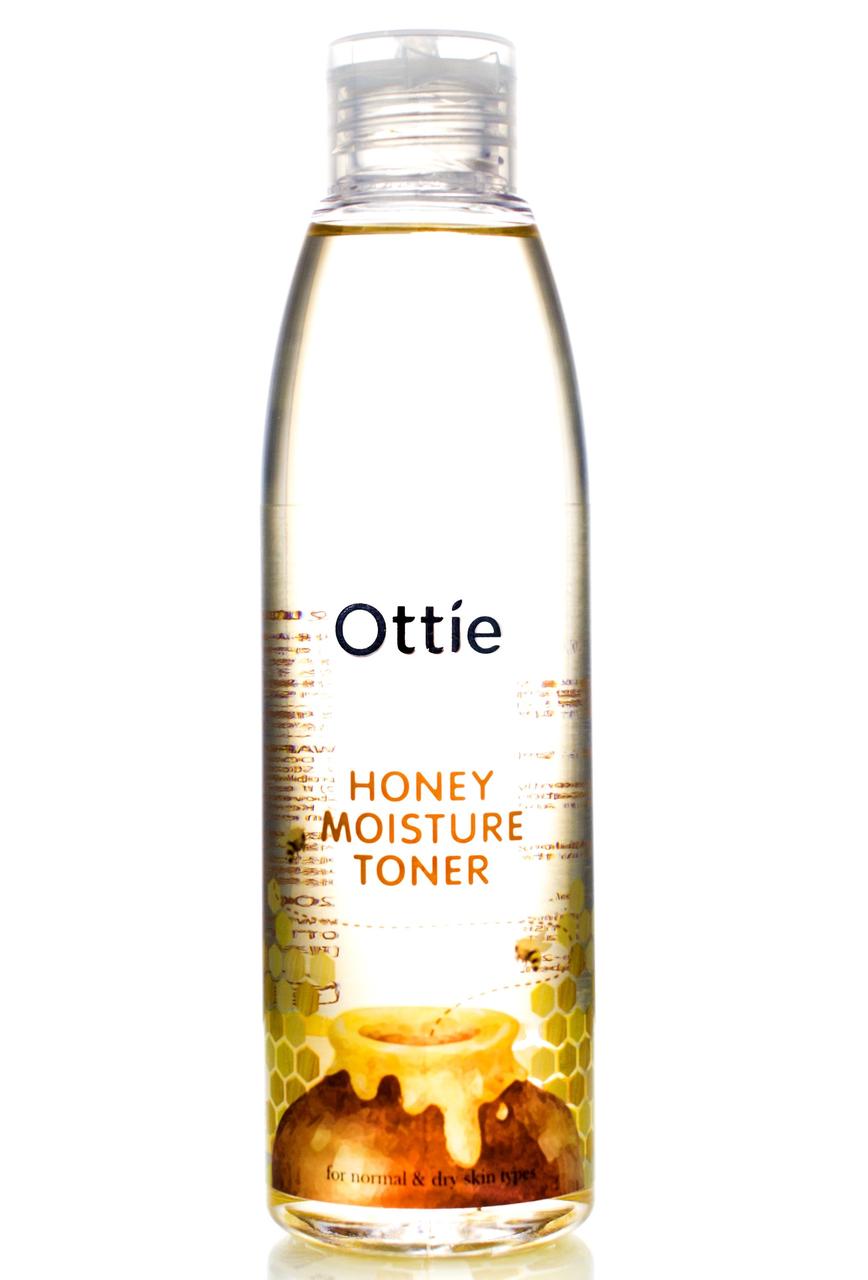 Зволожуючий тонер для обличчя з медом Ottie Honey Moisture Toner 200 мл (8809082731831), фото 1