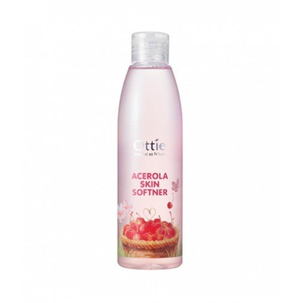 Зволожуючий тонер для обличчя з барбадоською вишнею Ottie Acerola Skin Softner 200 мл (8809082738120), фото 1