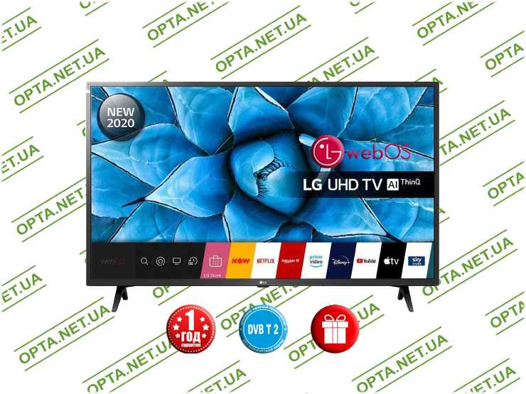 Телевізор LG 49UN73003 EU 49"/4K/SMART/DVD-T2/ГАРАНТІЯ/ORIGINAL
