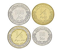 Ливия набор из 4 монет 2014 UNC 50, 100 дирхамов, 1/4, 1/2 динаров