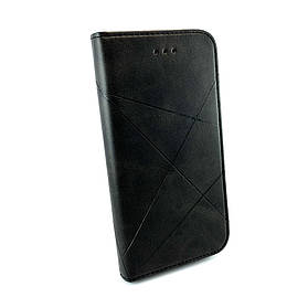 Samsung M31s, M317 чохол книжка боковий з підставкою протиударний Avantis Business чорний