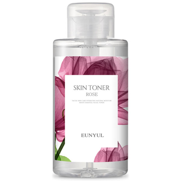Заспокійливий тонер для обличчя з трояндою Eunyul Skin Toner Rose 500 мл (8809435402623), фото 1