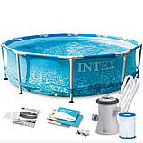 Каркасний басейн Intex 28208 Ø 305 х 76 см + ф-р насос 1250 л/год, фото 3