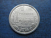 Монета 1 франк Полінезія Французька 1990 1985 2002 1983 корабель човен 5 дат ціна за 1 монета