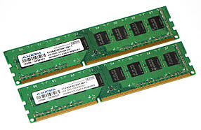 Комплект оперативной памяти для ПК 8GB (2x4GB) Axiom DDR3 2Rx8 PC3-10600 1333MHz, Intel и AMD, б/у, фото 2