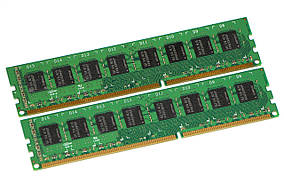Комплект оперативной памяти для ПК 8GB (2x4GB) Axiom DDR3 2Rx8 PC3-10600 1333MHz, Intel и AMD, б/у, фото 2