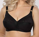 Бюстгальтер з м'якою чашкою для великих грудей, без кісточок, бежевий, фото 7