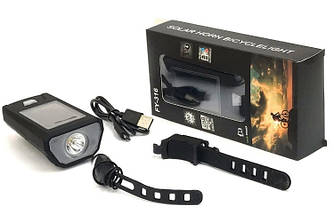 Велофара з сигналом Solar Luz FY-316 250lm