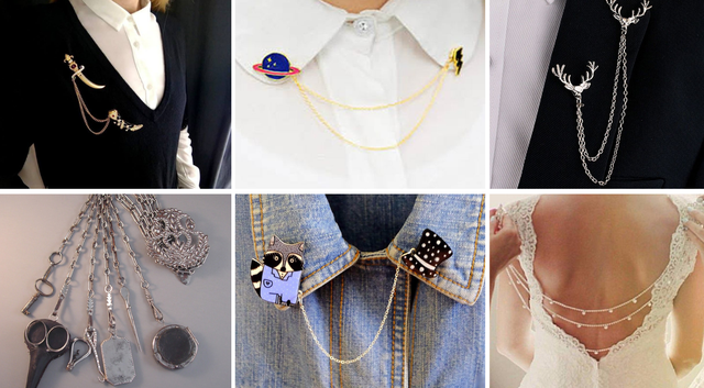 Брошь-шатлен, фото Брошь-шатлен, фото