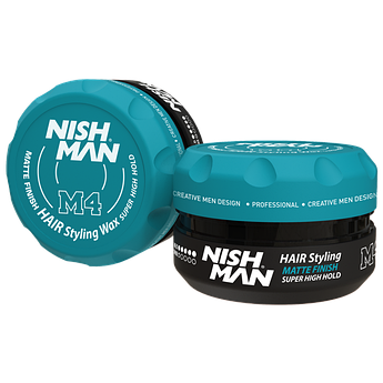 Матова помада для укладання волосся Nishman Matte Pomade М4 100 мл