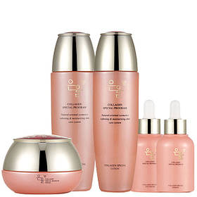 Набір зволожуючих засобів для обличчя з колагеном Eunyul Collagen Special 5 Set (8809435400391)