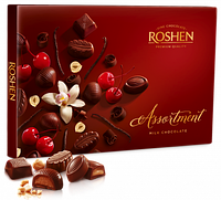 Цукерки-асорті Roshen Assortment Milk chocolate 154г