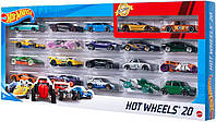 Подарочный набор из 20 машинок Хот Вилс Hot Wheels Basic Multi-pack Vehicles Mattel в ассортименте
