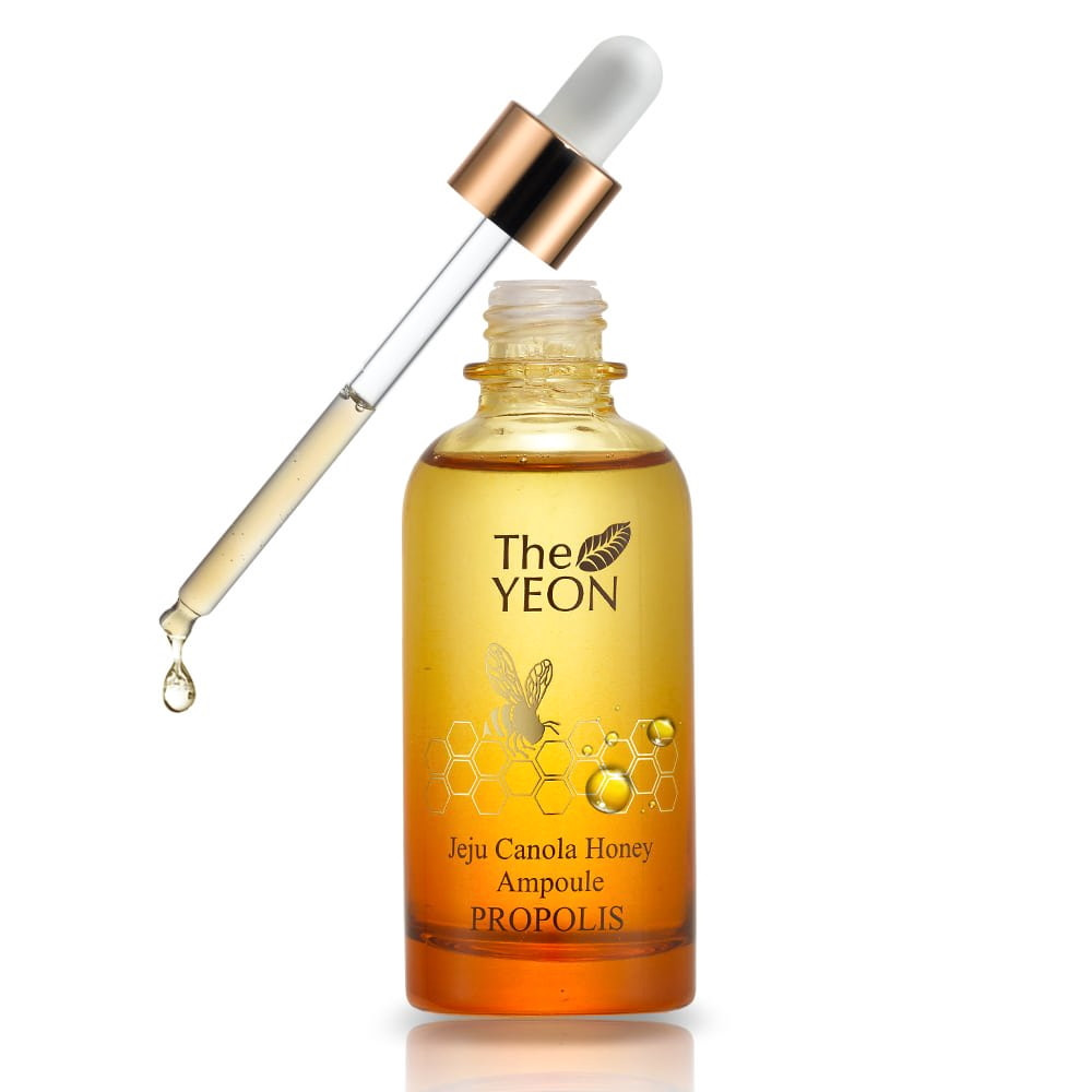 Ампульна сироватка з рапсовим медом, прополісом і пилком The Yeon Jeju Canola Honey Ampoule Propolis 50 мл