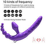 3в1 страпон-фалоімітатор LoveHorn, фото 4