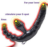3в1 страпон-фалоімітатор LoveHorn