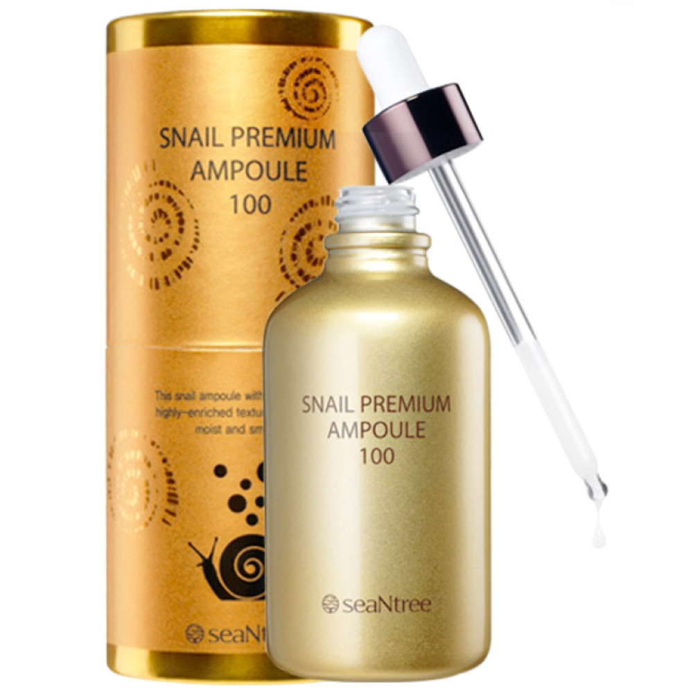 Ампульна сироватка для обличчя з фільтратом равлика Seantree Snt Snail Premium Ampoule 100 100мл