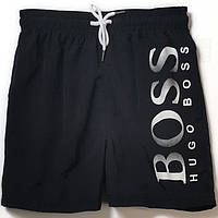 Чоловічі пляжні шорти (плавки) Boss, різні розміри, колір чорний