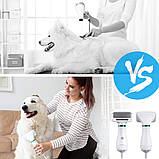 Щітка фен для шерсті собак і кішок 2в1 для грумінгу тварин PET Grooming Dryer масажер гребінець, фото 10