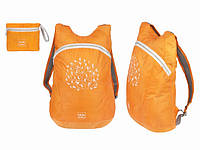 Рюкзак спортивный из нейлона оранжевый
