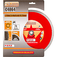 Диск алмазний для кераміки Грес Richmann 230x2,2 мм висота сегмента 10 мм (С4864)