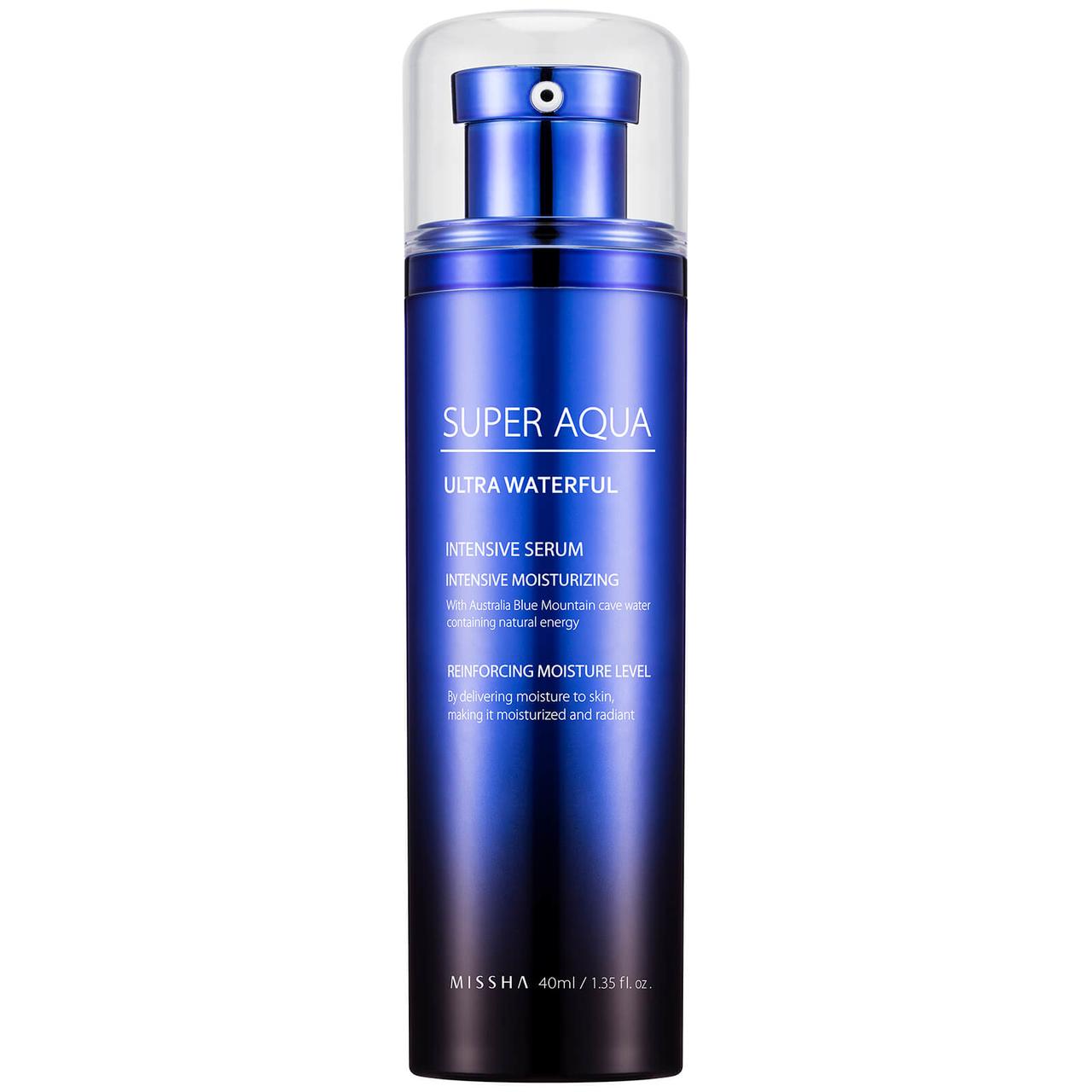 Інтенсивно зволожуюча сироватка для обличчя Missha Super Aqua Ultra Waterful Intensive Serum 40 мл