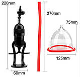 Подвійна вакуумна помпа для вагіни StrongPussy L 10см, фото 3