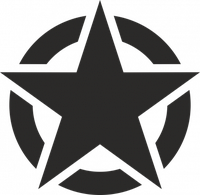 Наклейка Звезда Капитана Америки
