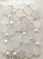 Напівбусини білі, діаметр 10 мм, 50шт в упак
