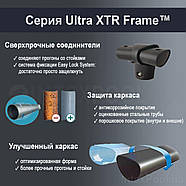 Каркасний круглий басейн (488 x 122 см, 19156 л) Intex 26326 NP Сірий (повна комплектація), фото 5