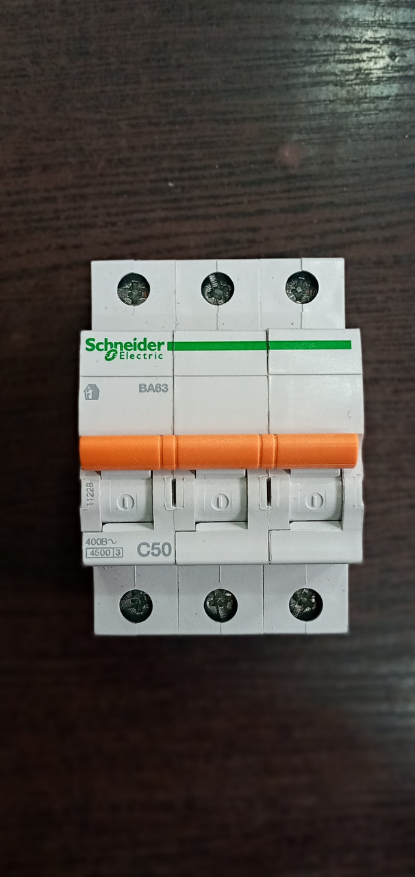 Автомат 3Р 50А Schneider (будиночок)